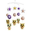 Handmade Baby Crib Mobile Nursery Room Decor Musical Mobile Crib Toy for Girls Boys