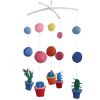 Baby Crib Mobile Colorful Cactus Handmade Musical Mobile Baby Shower Gift Nursery Decor