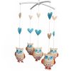 Owl Handmade Infant Baby Musical Mobile Boys Girls Nursery Crib Mobile Hanging Toy