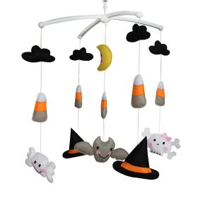 Halloween Baby Crib Mobile Infant Room Nursery Decor Hanging Musical Mobile Crib Toy