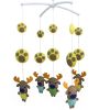 Baby Crib Bell Handmade Musical Mobile Elk Baby Shower Gift Nursery Decor