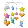 Colorful Monster Baby Crib Mobile Halloween Decor Hanging Toys Wind-up Musical Crib Mobile Gift