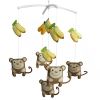 Handmade Baby Crib Mobile Monkey Banana Baby Musical Mobile Kids Room Nursery Decoration