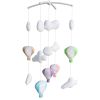 Candy Color Hot Air Balloons Handmade Infant Gift Baby Musical Crib Mobile Boys Girls Nursery Room Decor