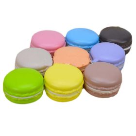 9 Pcs Colorful Artificial Macaroons Fake Cake Party Decoration Bakery Replica Prop Display Wedding Decoration