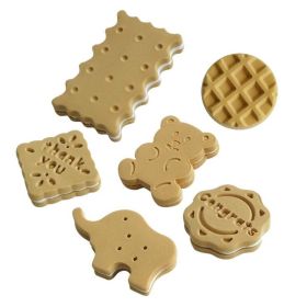 15 Pcs Simulation Sandwich Cookies Fake Cookies Dessert Cake Model Photography Bakery Display Props