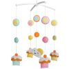 Infant Room Hanging Decor Baby Crib Mobile Nursery Decor Baby Mobile for Girls; Colorful Cupcake