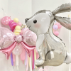 Easter Decoration Rabbit Foil Balloons Jungle Bunny Forest Animals Helium Ballon Kids Baby Shower Wedding Birthday Party Decor