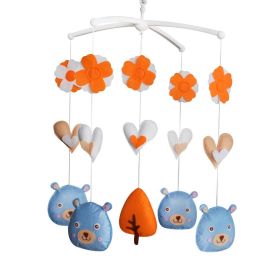 Mobile Baby Toy With Bears, Cot Mobile, Colorful Decor, Unisex