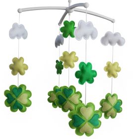 [Clover, Green] Hanging Baby Toys, Colorful Decor, Crib Mobile