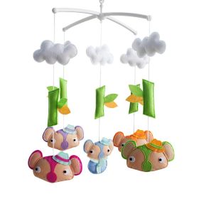 Baby Toy Center -Mobile Crib Hanging Toy Full of Colorful Cartoon Shapes