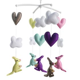 Baby Toy Center -Mobile Crib With Colorful Cartoon Animals, A Perfect Gift