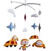 Crib Mobile with Cute Cartoon, Baby Newborn Crib Mobile Colorful Toy