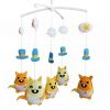 Baby Crib Mobile with Cute Squirrels, Nursery Mobile, Kids Mobile Crib Bed Toy