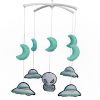 Lovely Rotate Bed Toy Perfect Gift for Baby [UFO] Baby Crib Bell Mobile