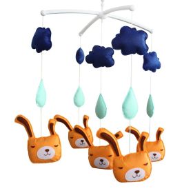 Baby Gift Musical Mobile, Cute Handmade Hanging Toy, Hanging Decor