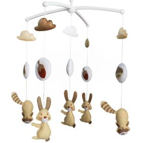 Hanging Toy, Musical Mobile, Baby Room Decor Gift, Cute Animals