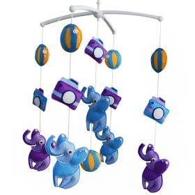 [Sightseeing, Circus Show] Creative Decor, Baby Toys, Rotatable Crib Mobile