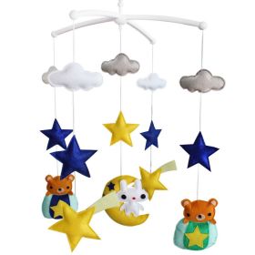 [Night Sky, Whimsy] Baby Boy & Girl Bedding Rattle Toy, Crib Mobile