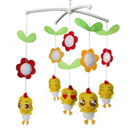 Baby Crib Musical Mobile Lovely Toy For Babies [Ducks And Flowers]