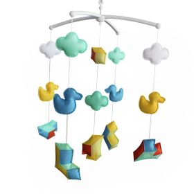 Creative Crib Mobile Handmade Baby Crib Musical Mobile, Colorful Room Decor Toy