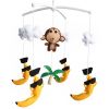 Tropical Scenery Baby Crib Rotatable Plush Musical Mobile Baby Crib Toy