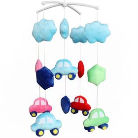 Exquisite Baby Crib Bed Bell Handmade Plush Hanging Toys Multicolor