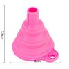 1PCS Red Multifunctional Silicone Funnel Mini Convenient Kitchen Folding And Sub Packaging Tools Kitchen Supplies