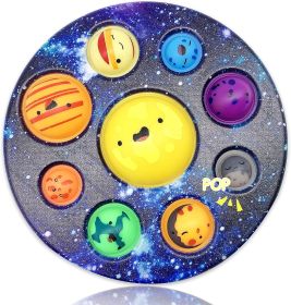 Eight Planet Cave Bubble Push Sensory Fidget Toy