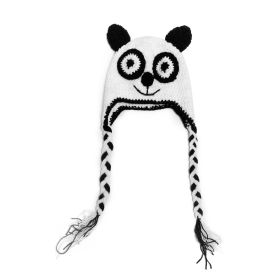 Hand Knitted Wool Hats Panda Knitted Hats