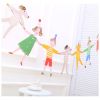 1 SET Kids Hand in Hand Banner Paper Garland Hanging Bunting Birthday Party Decor DIY