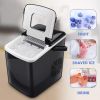 Portable Ice Maker 9 Cubes ready in 9 min/26lbs per 24h with 2 Optional Ice Cube Sizes