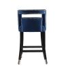 Suede Velvet Barstool with nailheads Living Room Chair 2 pcs Set - 26 inch