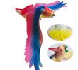 Plastic Simulated Colorful Parrot Model for Desk Decor Kids Educational Birds Figurines Toy