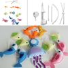 Colorful Fish Handmade Baby Crib Mobile Infant Toy Nursery Decor Musical Crib Mobile; Sea World