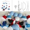 Winter Blue Red Birds Handmade Baby Boys Girls Musical Crib Mobile Nursery Mobile Hanging Toy