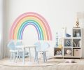 Rainbow Wall Decals Peel and Stick Rainbow Wall Sticker Decals Boho Rainbow Decor for Kids Bedroom Nursery Decor