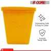 Microwave Popcorn Popper Original Large Bowl Oven Popcorn Maker Silicone Kernel Corn 5Core POP BWL Y Ratings Best Deal (Yellow)