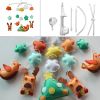 Orange Elk Baby Crib Mobile Infant Room Nursery Decor Hanging Musical Mobile Crib Toy