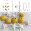 Yellow Chick White Stars Handmade Infant Baby Musical Mobile Boys Girls Nursery Crib Mobile Hanging Toy