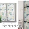 Geometry Translucent Window Film No Glue Static Decorative Privacy Films Window Sticker for Glass; 15x39 inches