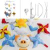 Baby Decor Handmade Toy, Crib Musical Mobile [Sun and Windmill]