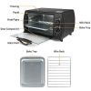 Simple Deluxe Countertop Toaster, Oven & Pizza Maker, Toaster Oven, Exquisite