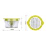 Manual Lemon Squeezer with Built-in Measuring Cup