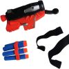 Spider Gloves Man Web Shooter Toy For Kids; Kids Plastic Cosplay Launcher Glove Hero Movie Launcher With Wrist Toy Set