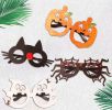 4 Pieces Halloween Glasses Frame Costume Eyeglasses for Halloween Party Supplies