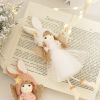 2Pcs Christmas Tree Ornaments Set Plush Dolls Pendants Home Decoration