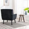 Modern Soft Velvet Material Ergonomics Accent Chair Living Room Bedroom Home