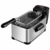 3.2 Quart Electric Stainless Steel Deep Fryer with Timer