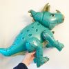 1Pc Blue Large 4D Walking Dinosaur Foil Balloons Birthday Party Decorations Kids Supplies Boy Toys Air Globos